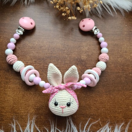 Wagenkette Häschen mit Haarband