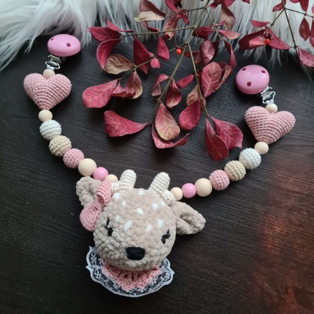 Wagenkette Reh Plüsch